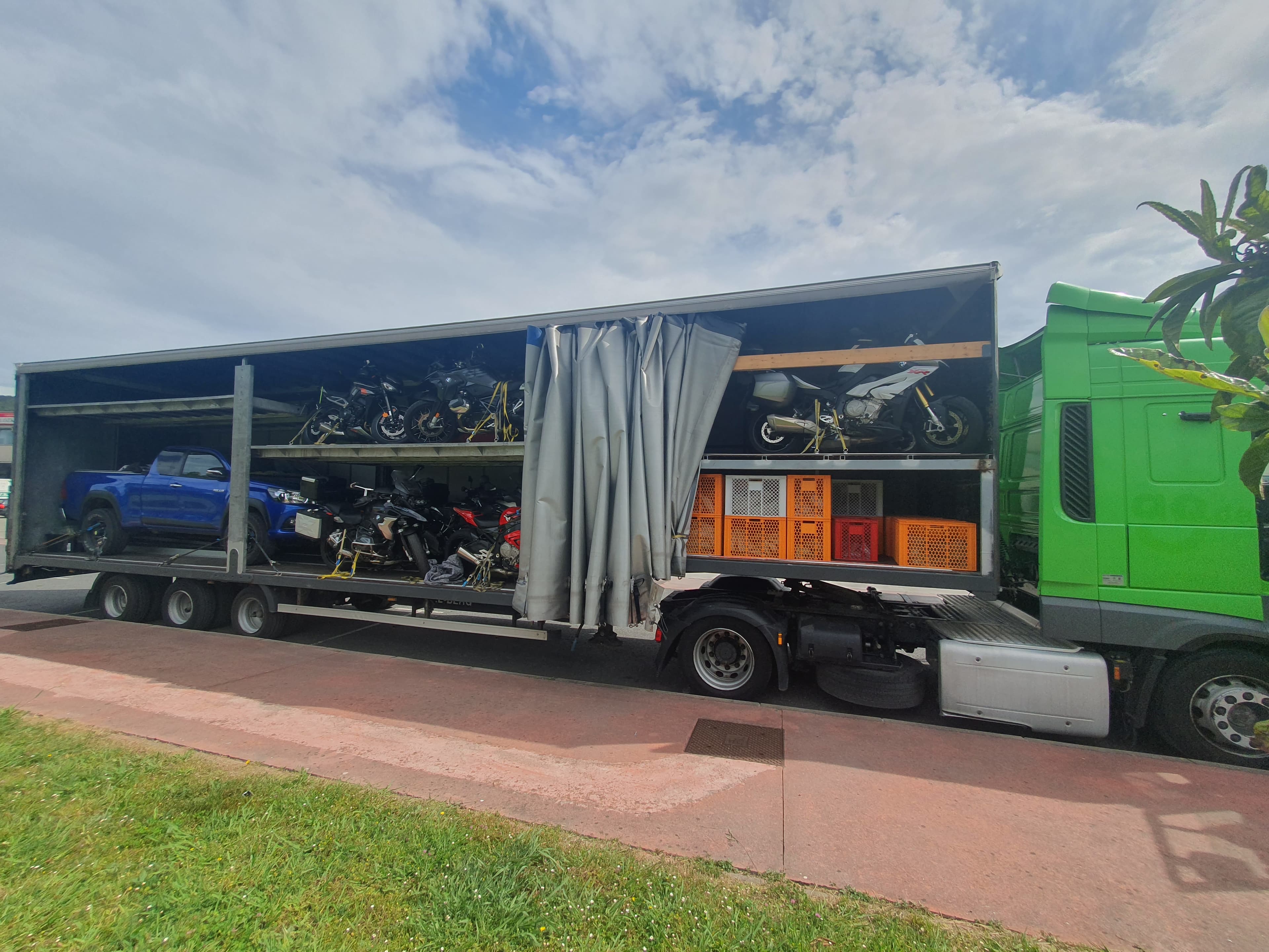 Laden, LKW, Bilbao 1